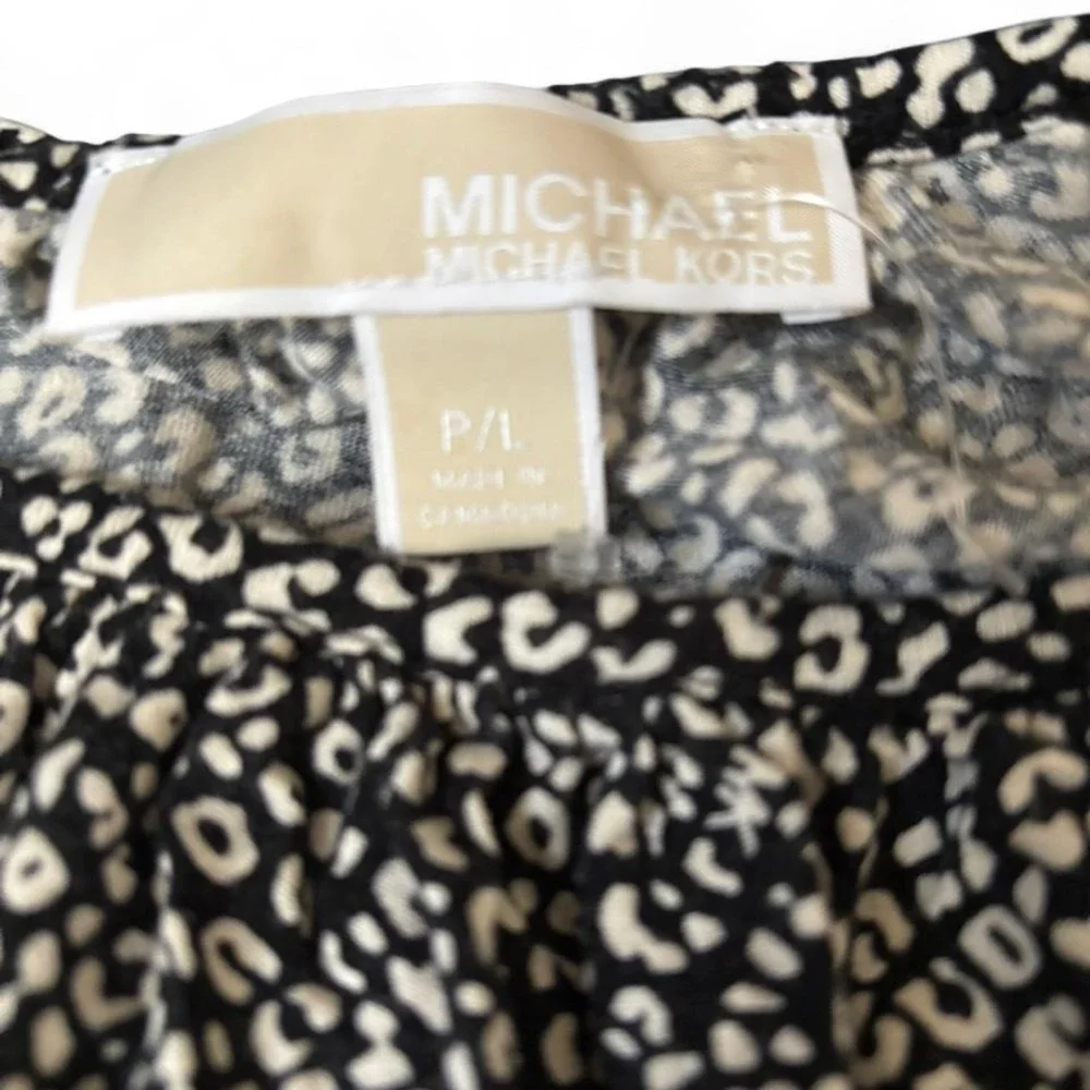 Micheal Kors‎ Leopard print blouse Y2k